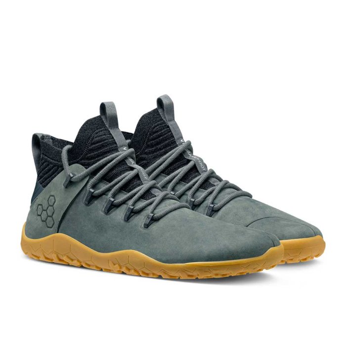 Chaussure Running Road Vivobarefoot Magna Trail Firm Ground Homme - Vert CPB862035